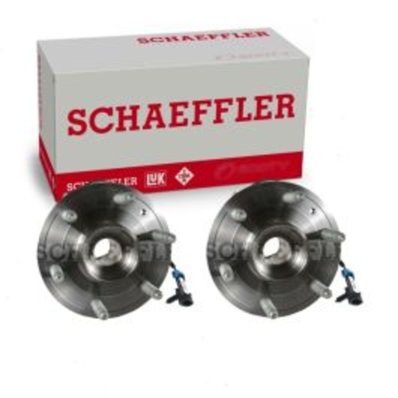 2 pc Schaeffler Front Wheel Bearing Hub Assembly for 1999 Chevrolet K1500 Suburban 6.5L V8