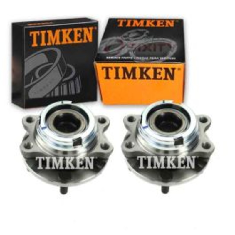 2 pc Timken Front Wheel Bearing Hub Assemblys for 2003-2008 Infiniti FX45