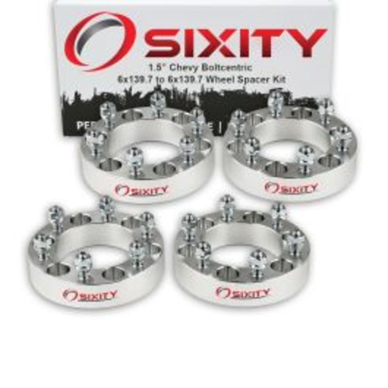 Sixity 4 pc 1.5" Thick Wheel Spacers - Chevy Colorado - 6x139.7mm