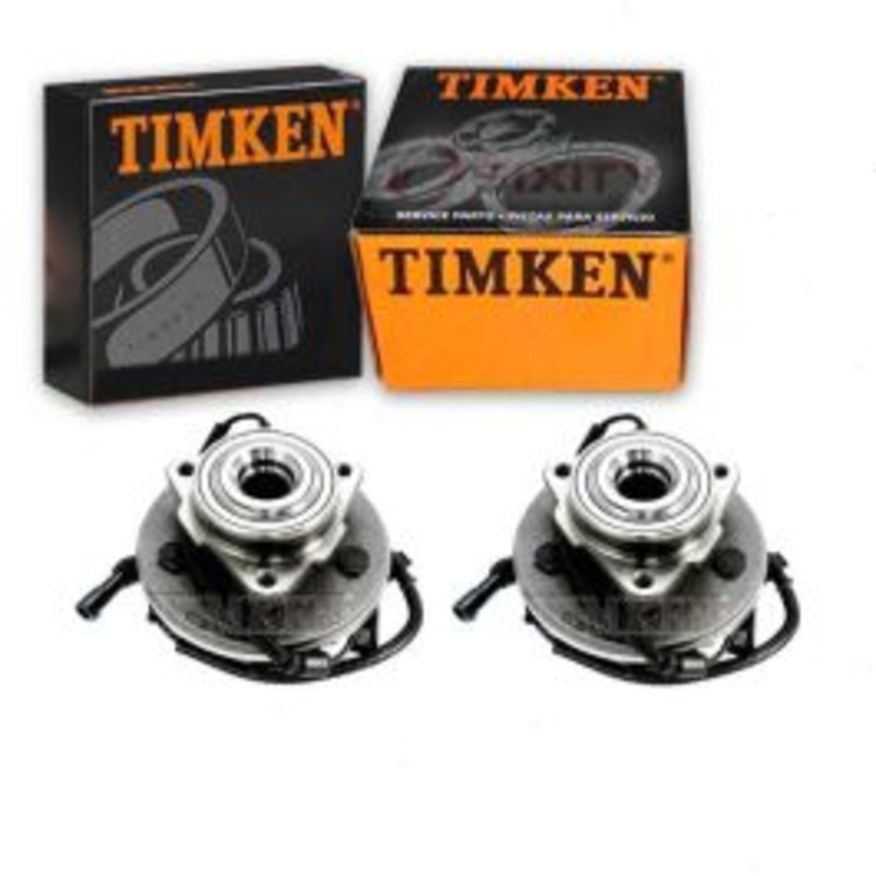 2 pc Timken Front Wheel Bearing Hub Assemblys for 2006-2010 Mercury Mountaineer