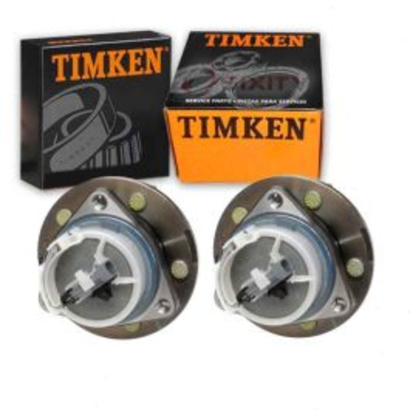 2 pc Timken Front Wheel Bearing Hub Assemblys for 2003-2007 Cadillac CTS