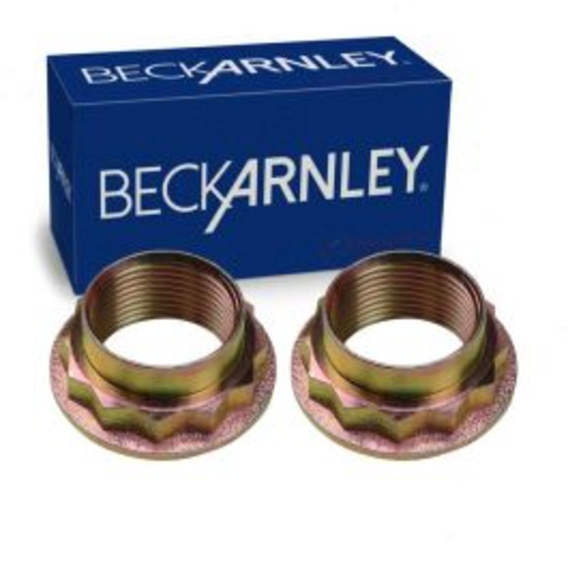2 pc Beck/Arnley Rear Axle Nuts for 2009-2011 BMW Z4 3.0L L6