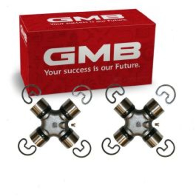 2 pc GMB Front Shaft Rear Center Universal Joints for 1970-1976 Ford F-100