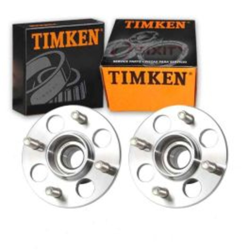 2 pc Timken Rear Wheel Bearing Hub Assemblys for 1988-1991 Honda CRX