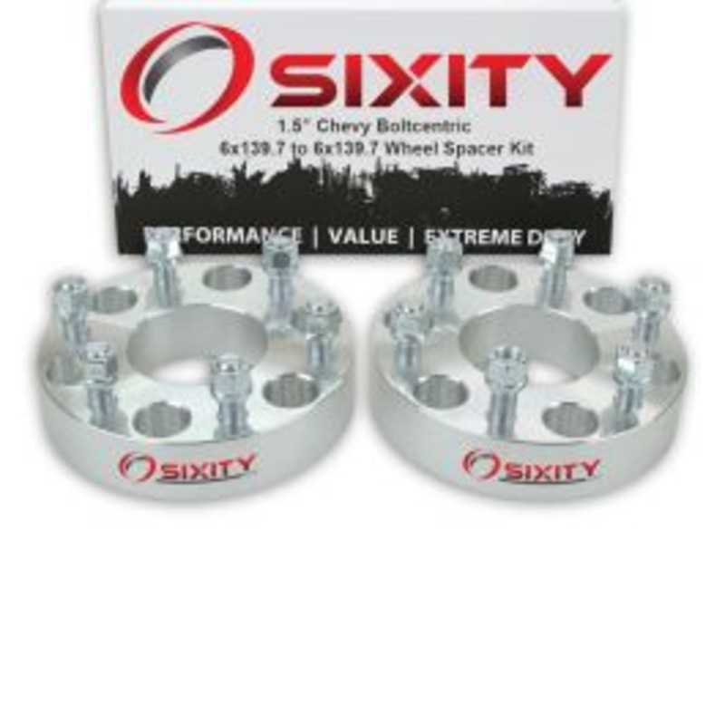 Sixity 2 pc 1.5" Thick Wheel Spacers - Chevy Astro Avalanche Chevy Pickup Express G30 - 6x139.7mm