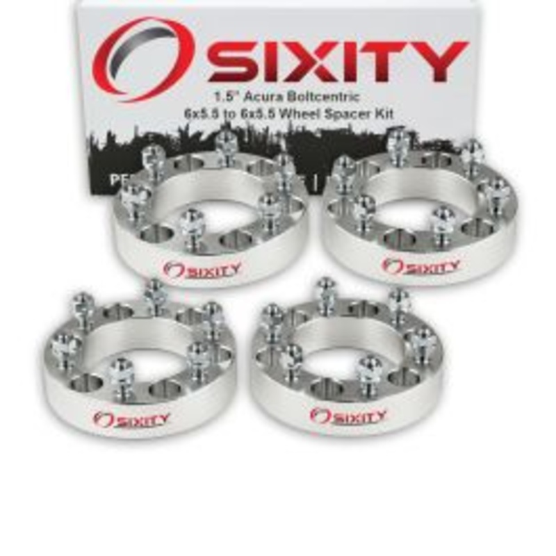 Sixity 4 pc 1.5" Thick Wheel Spacers - Acura SLX - 6x5.5