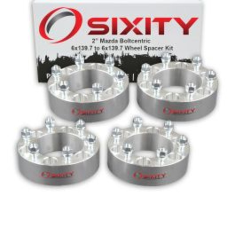 Sixity 4 pc 2" Thick Wheel Spacers - Mazda B2000 B2200 - 6x139.7mm