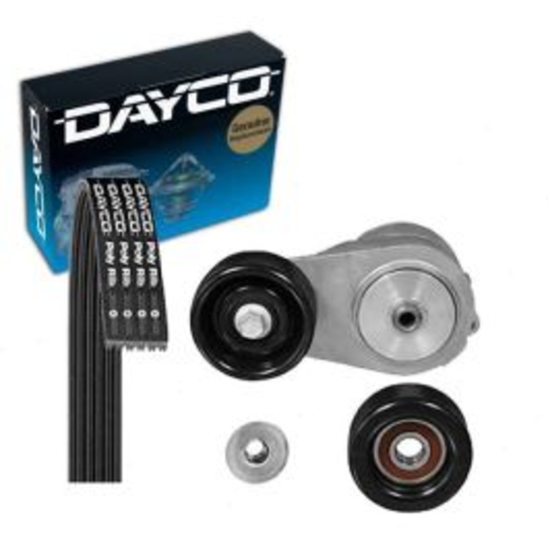 Dayco Main Drive Serpentine Belt Drive Component Kit for 2010-2013 Acura ZDX 3.7L V6