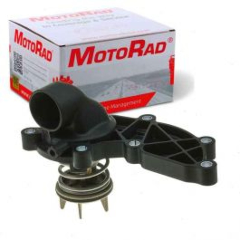 MotoRad Coolant Thermostat Housing Assembly for 2009-2015 Audi A6 Quattro