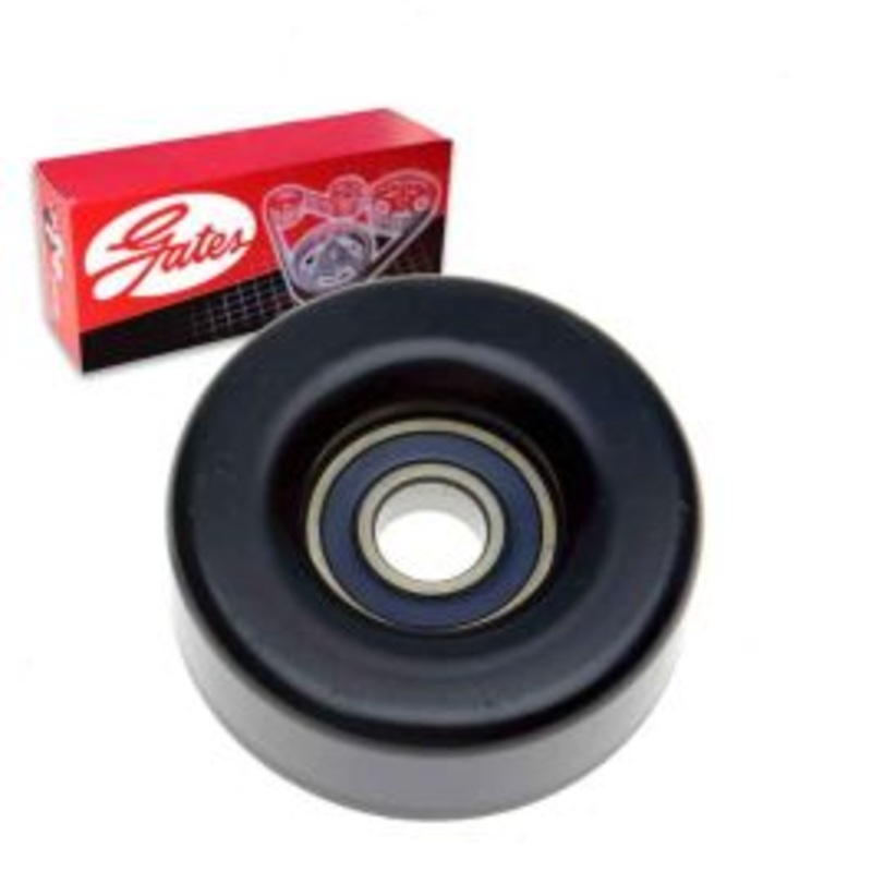 Gates DriveAlign Alternator Water Pump Power Steering Drive Belt Idler Pulley for 1998-2001 Nissan Altima 2.4L L4