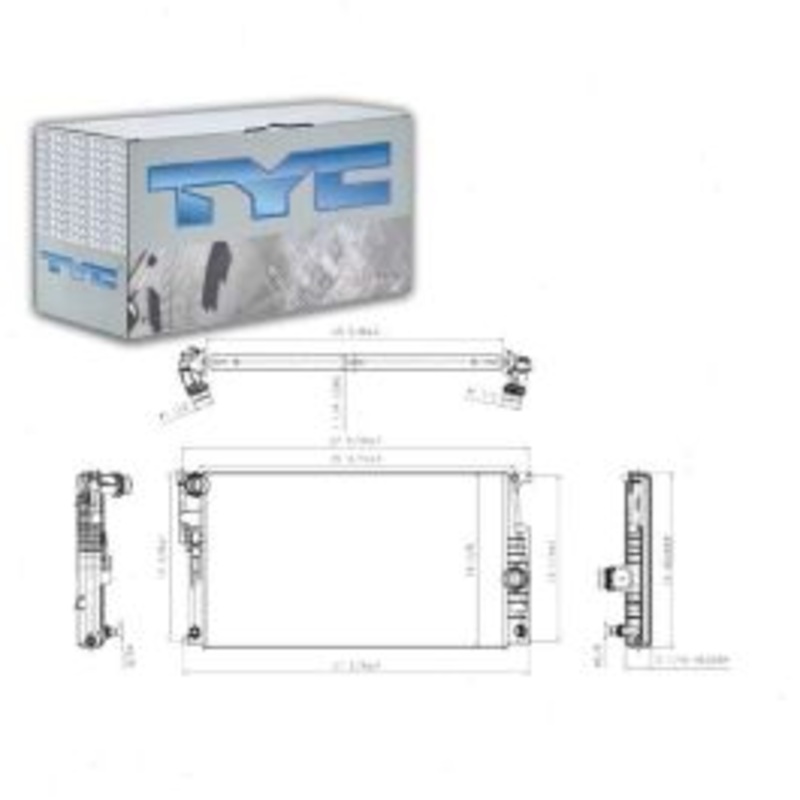 TYC Radiator for 2015-2016 BMW 435i Gran Coupe 3.0L L6