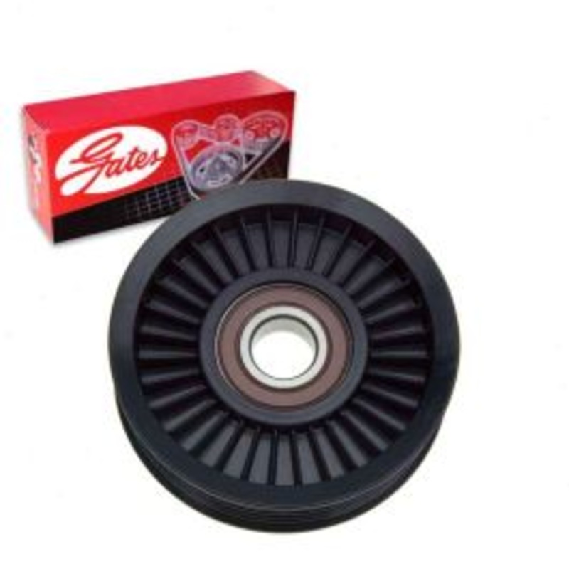 Gates DriveAlign Drive Belt Idler Pulley for 1991-1993 GMC K2500 7.4L V8