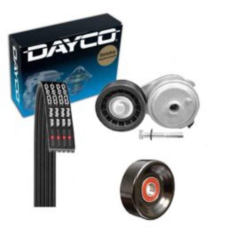 Dayco Main Drive Serpentine Belt Drive Component Kit for 1996-2014 Chevrolet Express 1500 4.3L 5.0L 5.7L V6 V8