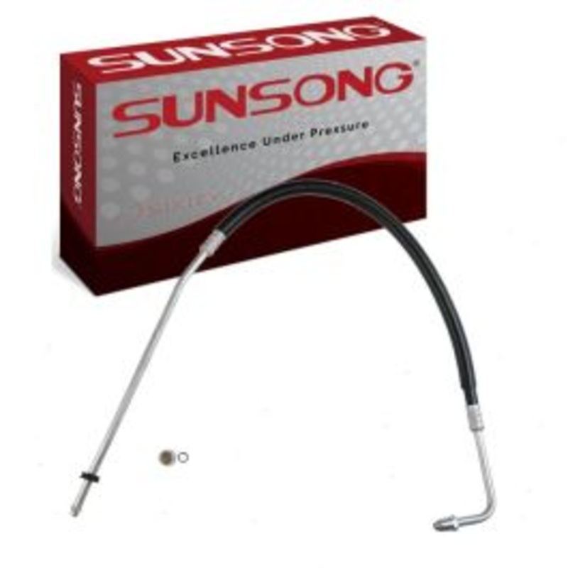 Sunsong Inlet Upper Engine Oil Cooler Hose Assembly for 1996-1999 GMC K1500 Suburban