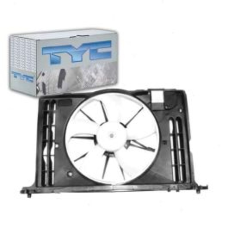 TYC Dual Radiator & Condenser Fan Assembly for 2009-2013 Toyota Matrix 1.8L L4