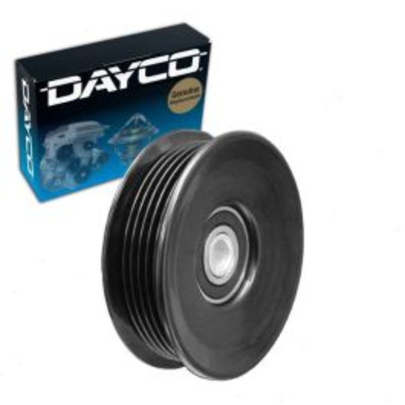 Dayco Grooved Pulley Drive Belt Idler Pulley for 2007-2013 GMC Sierra 3500 HD 6.0L 6.6L V8
