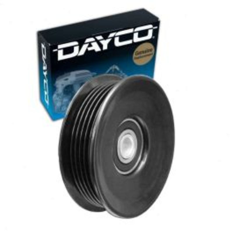 Dayco Grooved Pulley Drive Belt Idler Pulley for 2000-2016 Chevrolet Express 2500 6.5L 6.6L V8