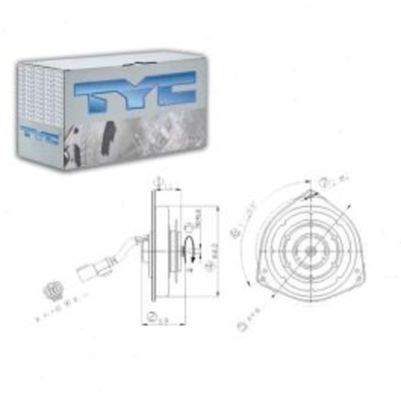 TYC Right Engine Cooling Fan Motor for 2002-2006 Honda CR-V