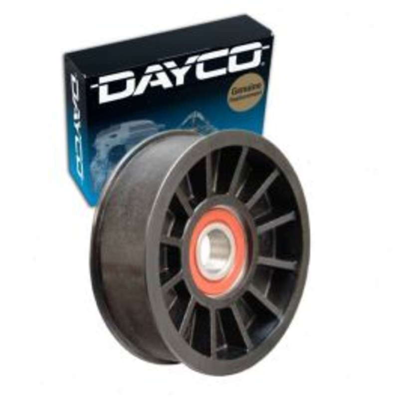 Dayco Drive Belt Idler Pulley for 1987-1996 Ford E-350 Econoline 4.9L 5.8L L6 V8