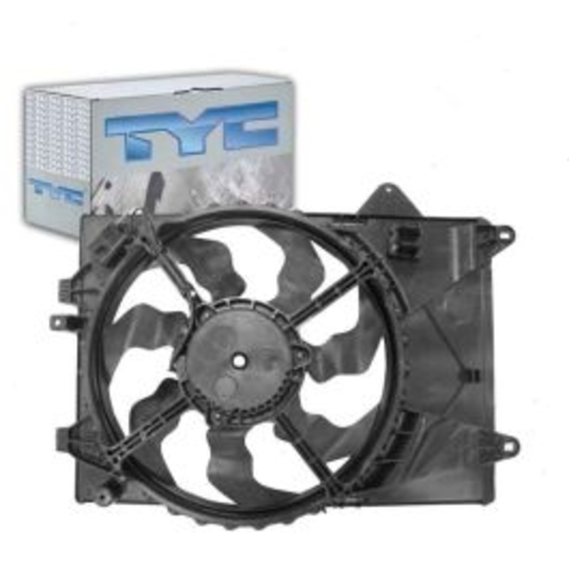 TYC Dual Radiator & Condenser Fan Assembly for 2012-2013 Chevrolet Sonic 1.8L L4