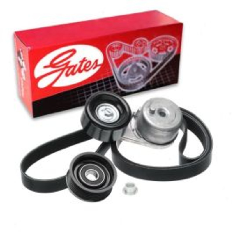 Gates Complete Serpentine Belt Drive Component Kit for 2005-2018 Nissan Frontier 4.0L V6