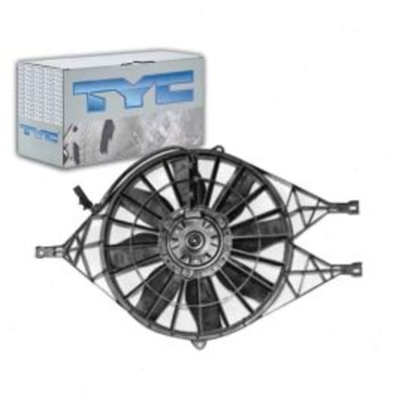 TYC 620880 Dual Radiator & Condenser Fan Assembly