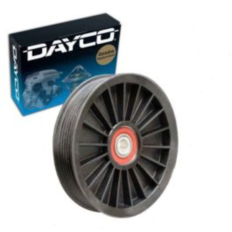 Dayco Grooved Pulley Drive Belt Idler Pulley for 1994-2000 Plymouth Grand Voyager 3.3L 3.8L V6