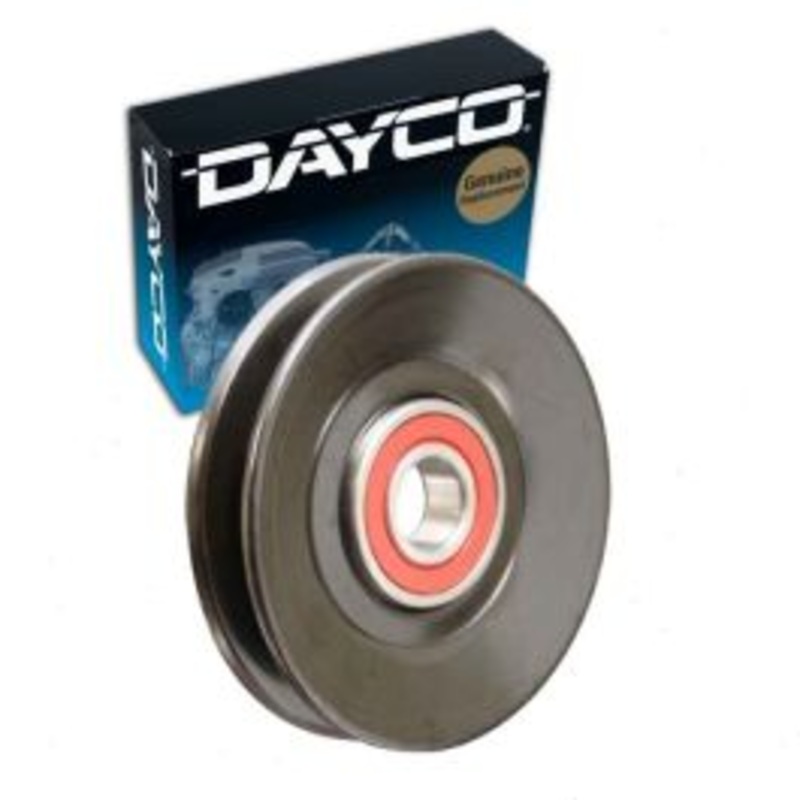 Dayco Drive Belt Idler Pulley for 1976-1996 Ford F-150 4.9L 5.0L 5.8L 6.6L 7.5L L6 V8