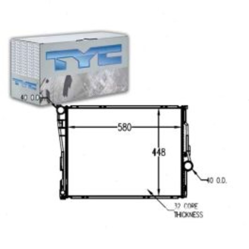 TYC Radiator for 2001-2006 BMW 325i 2.5L 3.0L L6