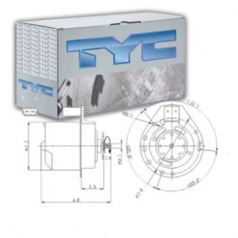 TYC Engine Cooling Fan Motor for 1988-1996 Pontiac Grand Prix 2.3L L4