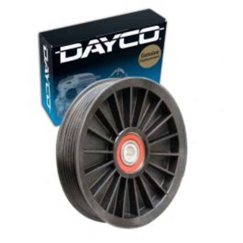 Dayco Grooved Pulley Drive Belt Idler Pulley for 1994-2000 Dodge Grand Caravan 3.3L 3.8L V6