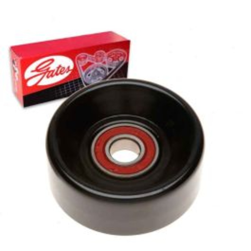 Gates DriveAlign Drive Belt Idler Pulley for 1992-2003 Dodge Dakota 3.9L 5.2L 5.9L V6 V8