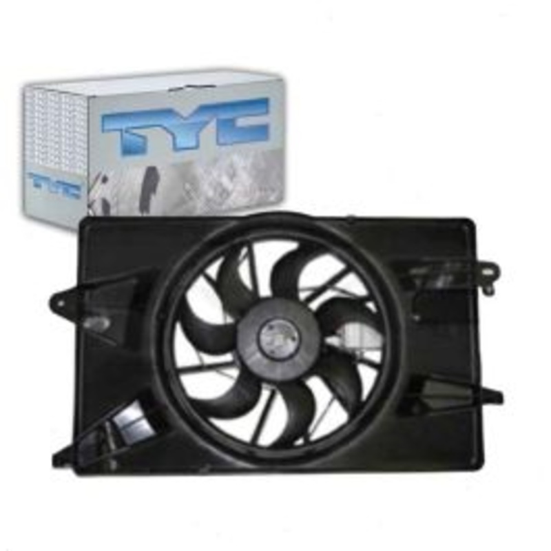 TYC 622920 Dual Radiator & Condenser Fan Assembly