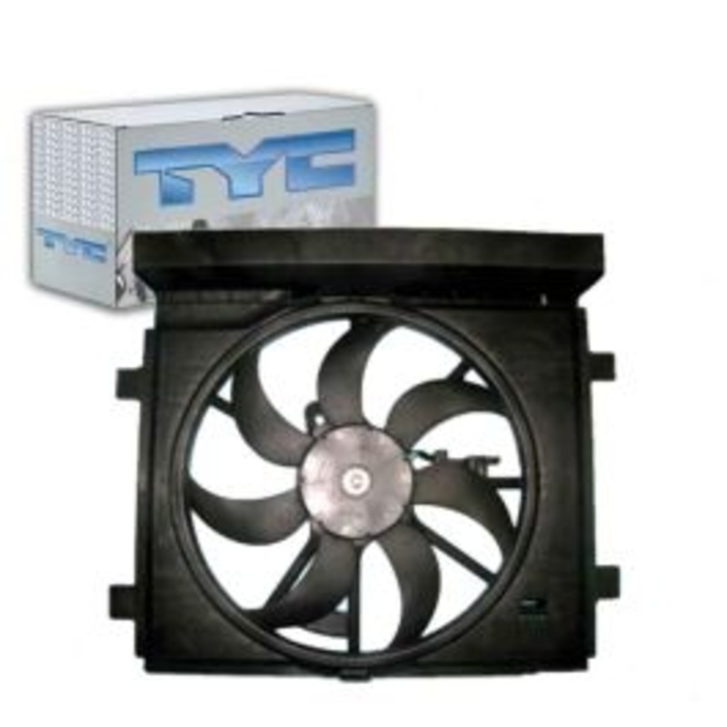 TYC 622880 Dual Radiator & Condenser Fan Assembly
