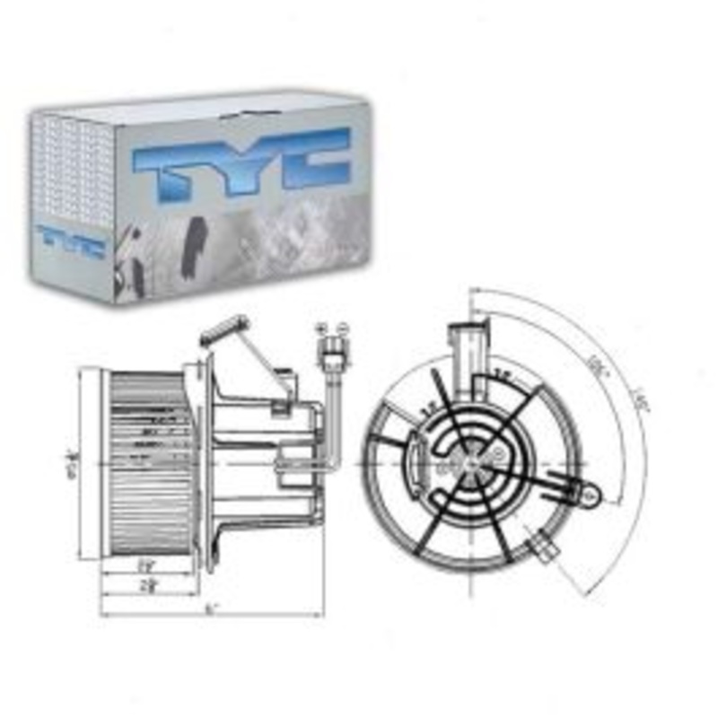 TYC Front HVAC Blower Motor for 2011 Mercedes-Benz C180