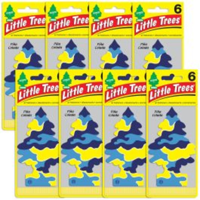 Little Trees Pina Colada Air Freshener for Car and Home - 48 pack
