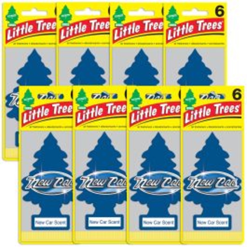 Little Trees New Car Scent Air Freshener for Car and Home - 48 pack